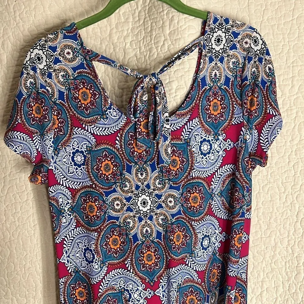 Chico’s Medallion Cluster Print Maxi Dress - Image 6