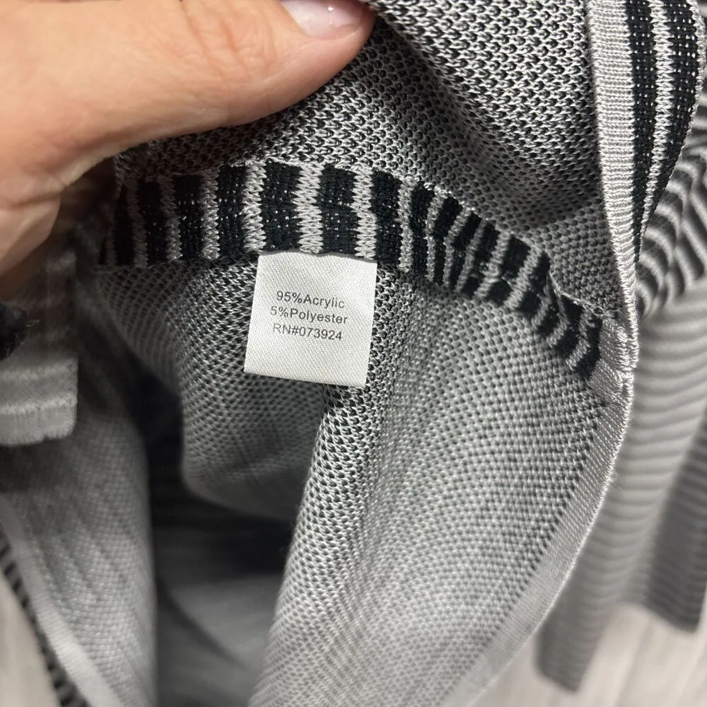 Womens Size L Ming Wang Zip Up 3/4 Sleeve Cardigan EUC - Image 4