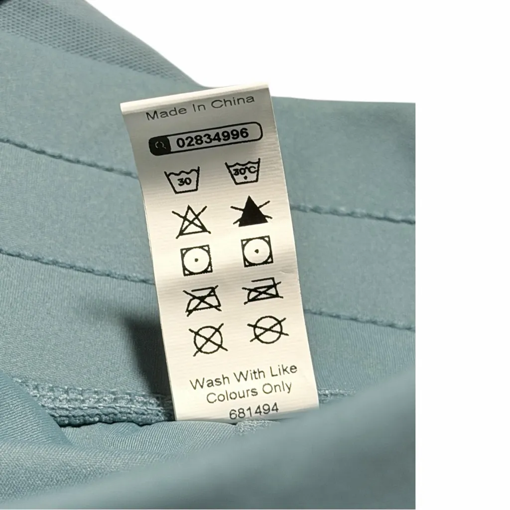 Halara High Waist Mesh Midi Skirt Size Large Mineral Blue - Image 8