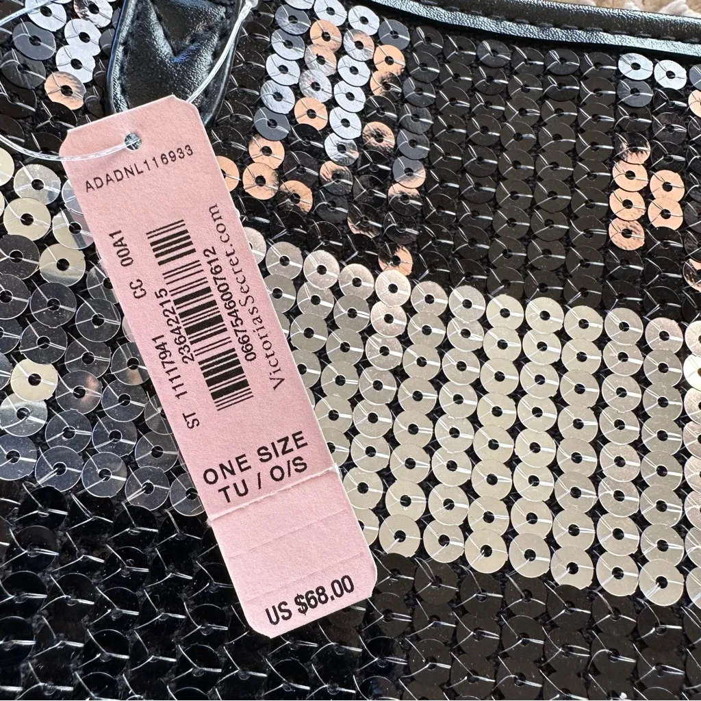 Victoria Secret Sequin Tote Bag NWT - Image 3