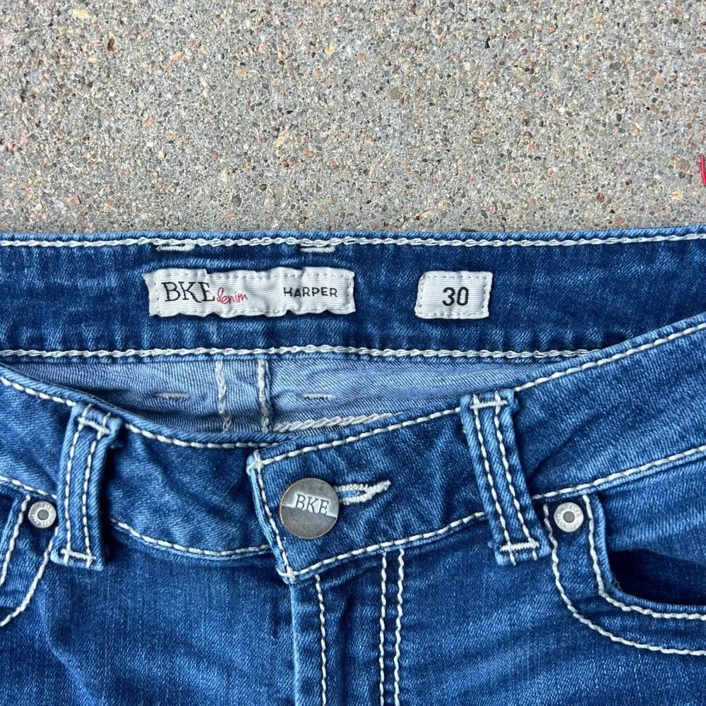 Women’s buckle BKE Harper crop Capri jeans Size 30 - Image 3