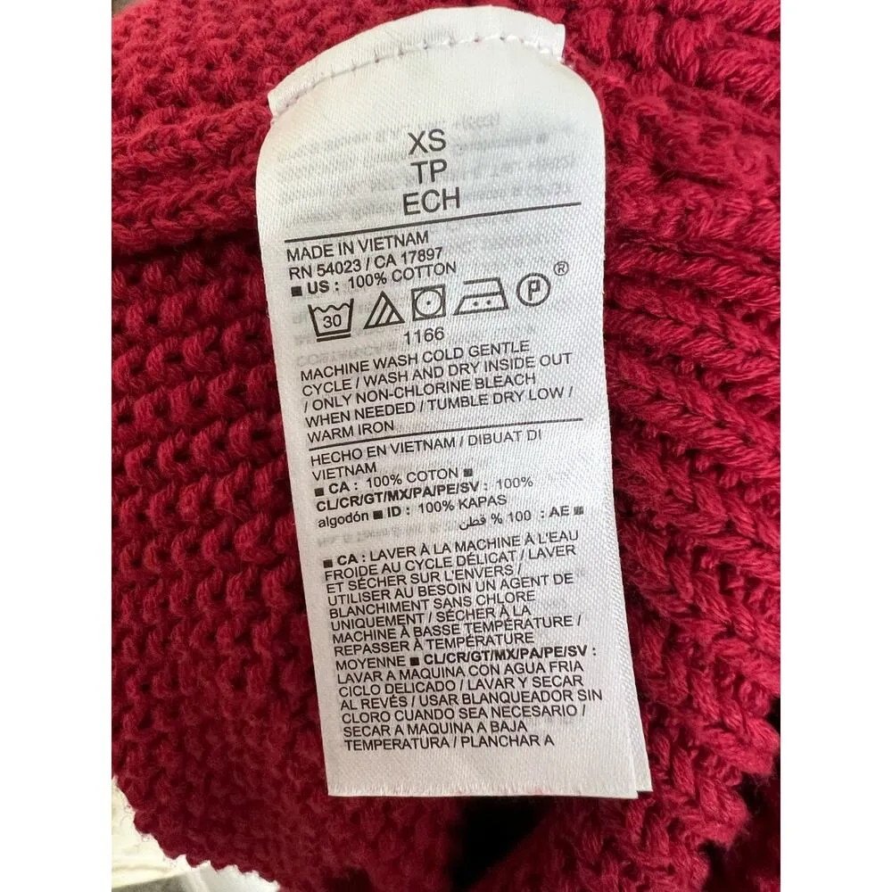 Old Navy Crewneck Long Sleeve Knit Tunic Length Sweater XS - Image 6