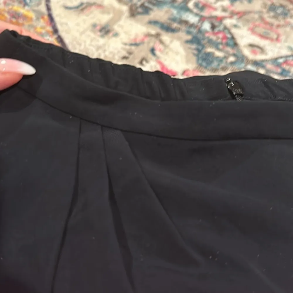 JCREW 365 ASYMMETRICAL BLACK PENCIL JAPANESE CUPRO SKIRT 4 - Image 5