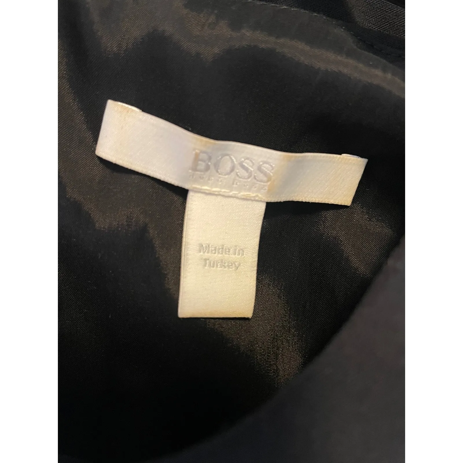 BOSS Hugo Boss Dicaila Black Sleeveless Sheath Dress Career Office Professional‎ Size 2 - Image 4