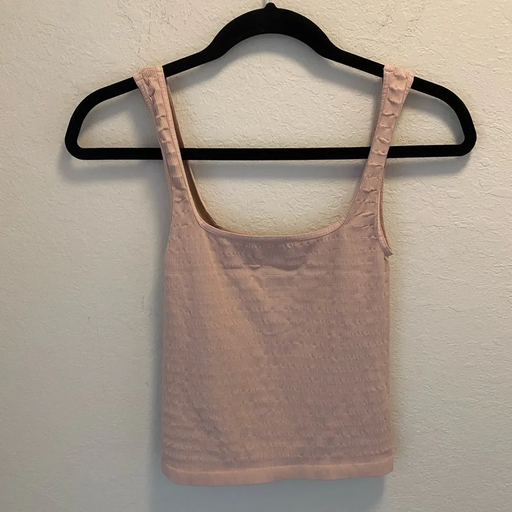 Free People Intimately Square One Seamless Cami In Ballet. NWT - Image 3