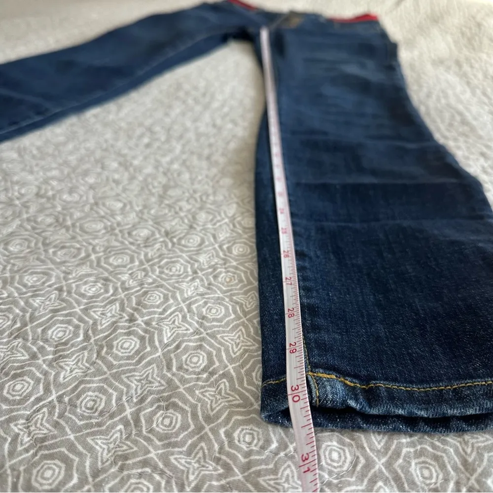 Cabi Button Fly Skinny Jeans Dark Wash Denim Size 2 - Image 8