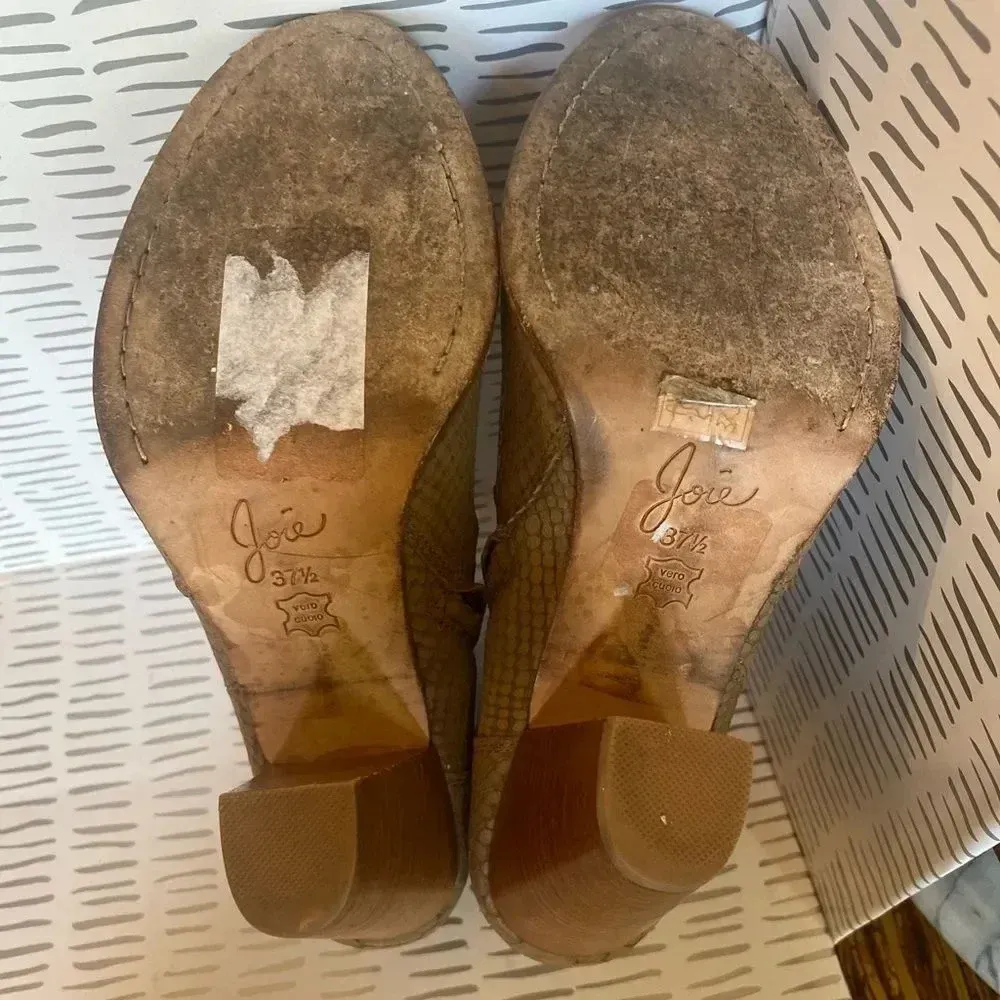 Joie‎ Snakeskin boots size 7.5 - Image 7