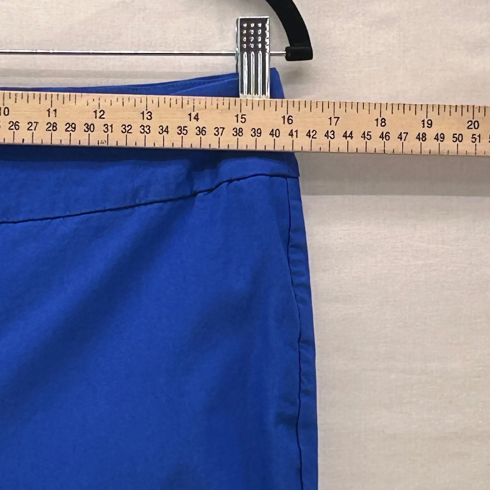 Chicos Womans Capri Pants Size L or‎ 2 Royal Blue Professional Career Business - Image 12