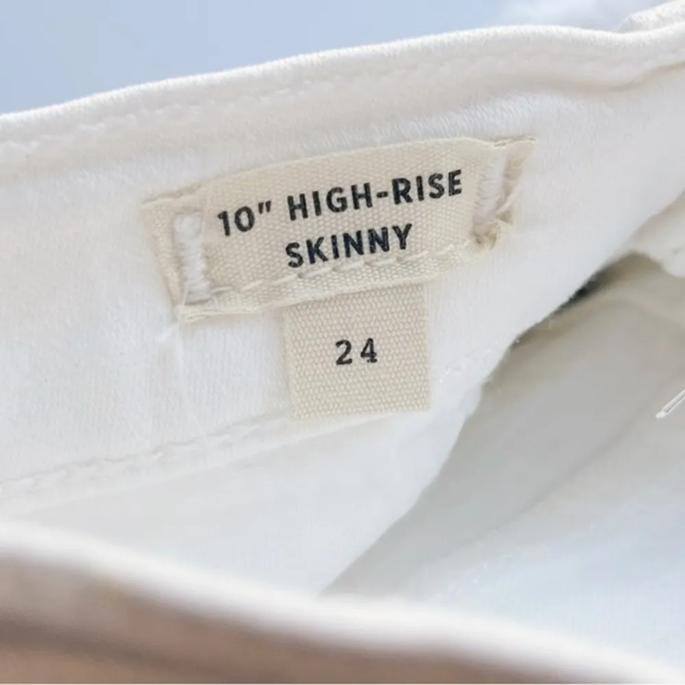 Madewell • 10" High-Rise Skinny Jeans in Pure White: Step-Hem Edition - Image 47