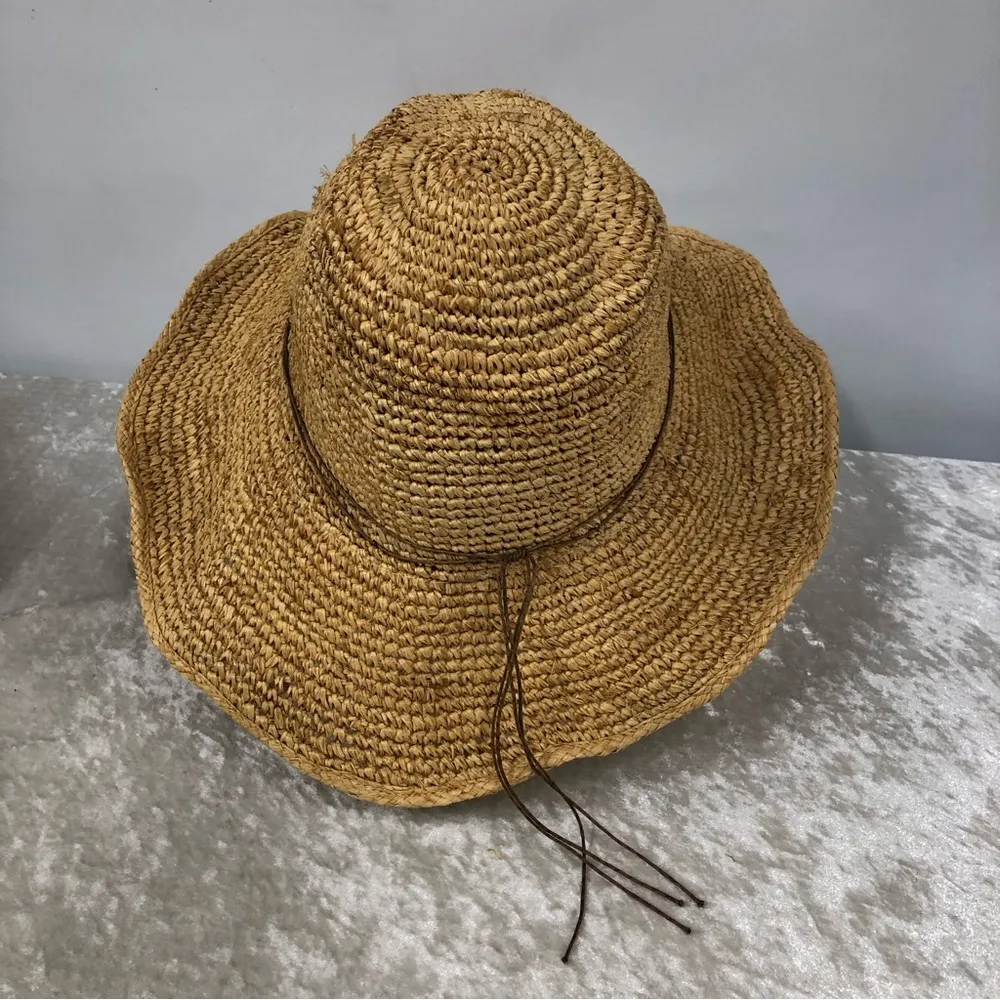 Silverado straw floppy western cowgirl cowboy hat size s/m - Image 5
