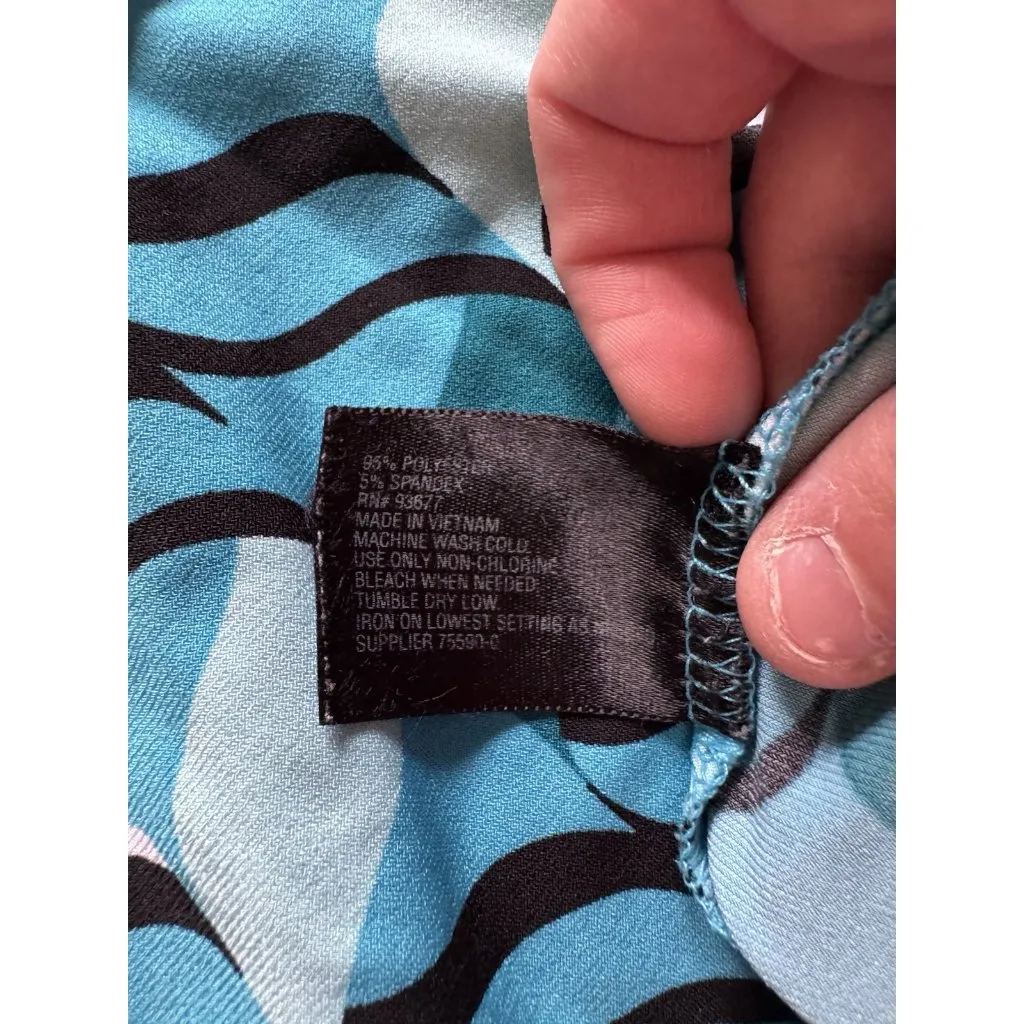 Worthington Women Size OX Short Sleeve‎ Runched Round Neck Blouse Lightweight - Image 6