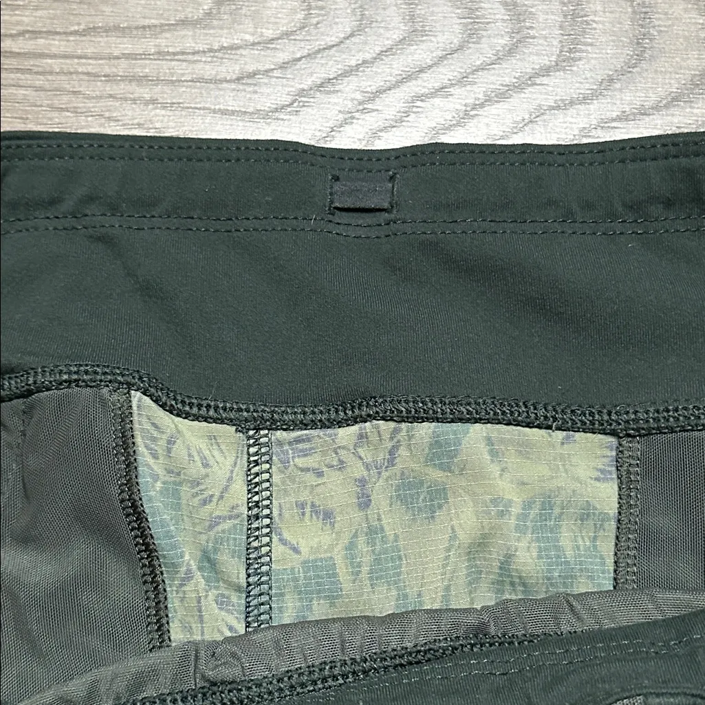 Athleta Trekkie North High Rise Stretch Hiking Shorts Terra Firma Olive Green 8 - Image 6