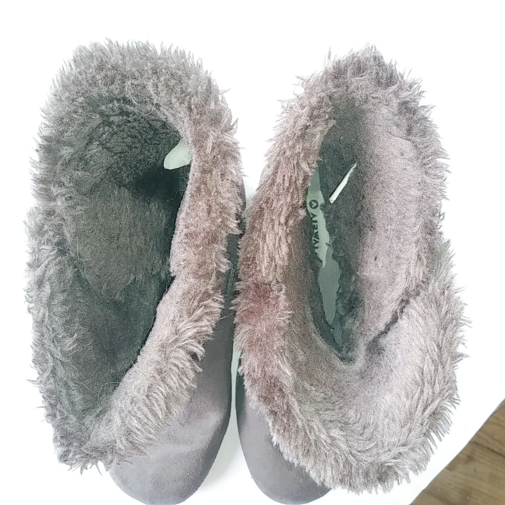 Airwalk 9.5 Suede Brown Fur Trimmed Boots - Image 10