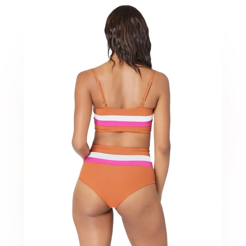 L*Space Rebel Stripe Top Style CBRLT18 & Portia Bottom Style CBPSC18 Set XS NWT - Image 2