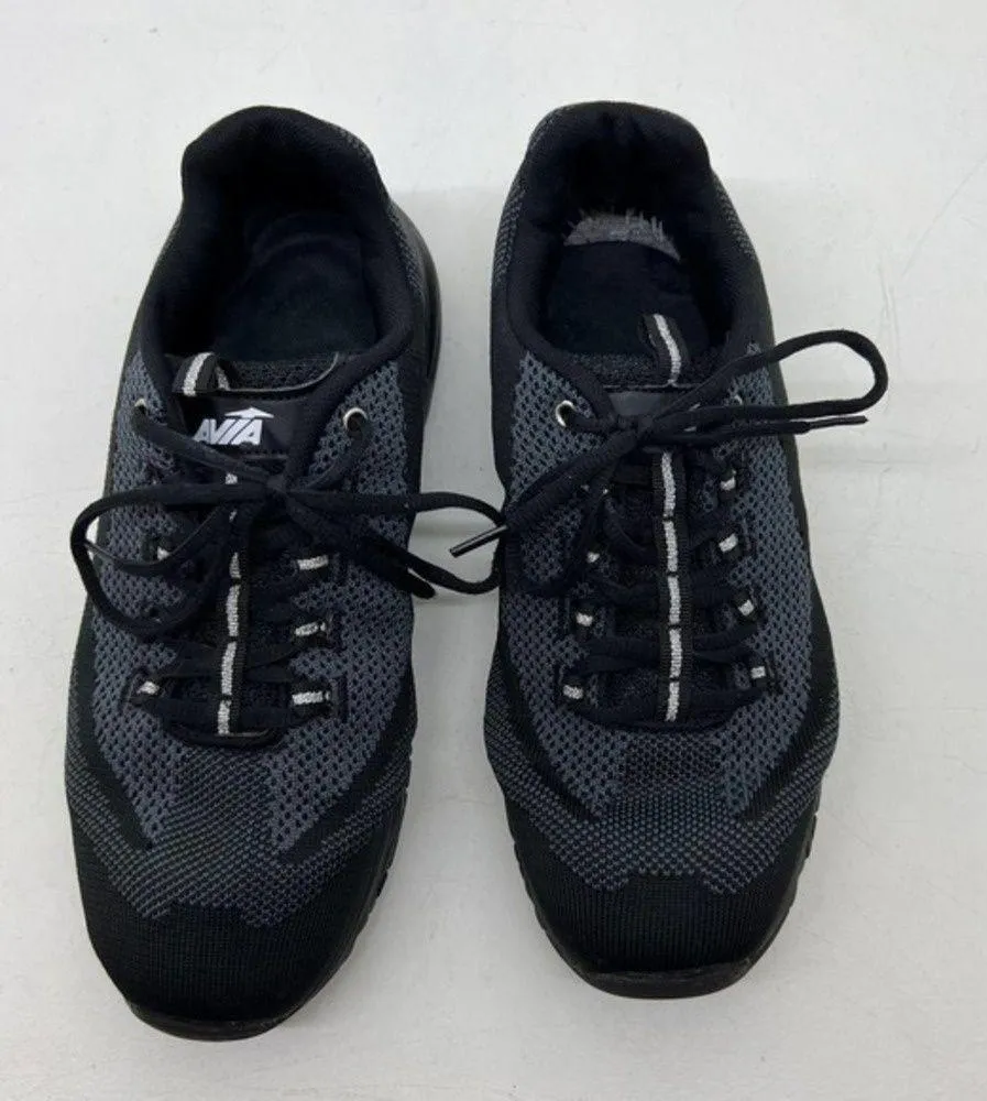 Avia black athletic lace up sneaker tennis shoes women fitness athletics size 10 - Image 2