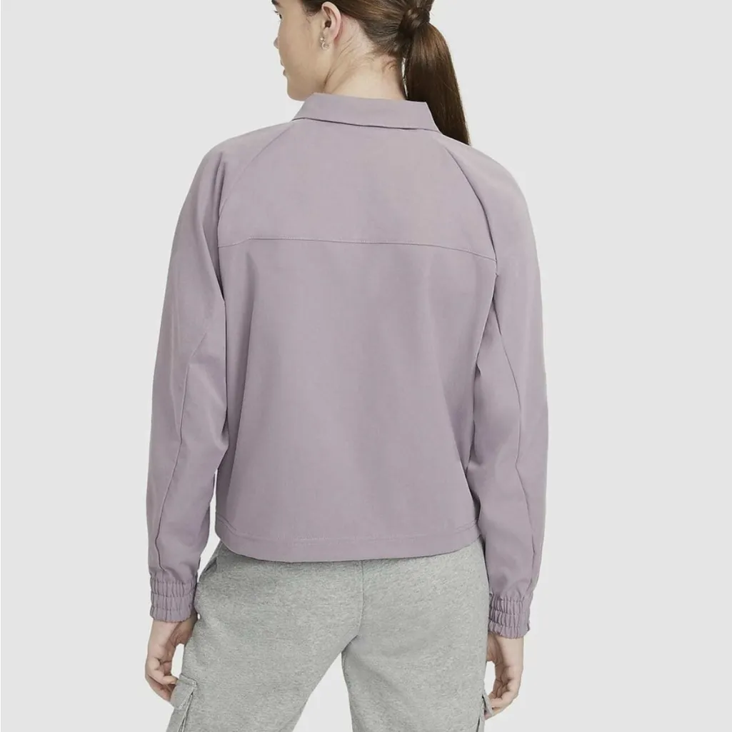 Nike Sportswear Cargo Woven Utility Jacket in Lavender Purple Smoke CZ8898 - Image 5