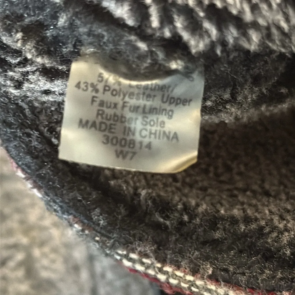 Toms  Gray Suede Patterned Women's Boots - Image 6