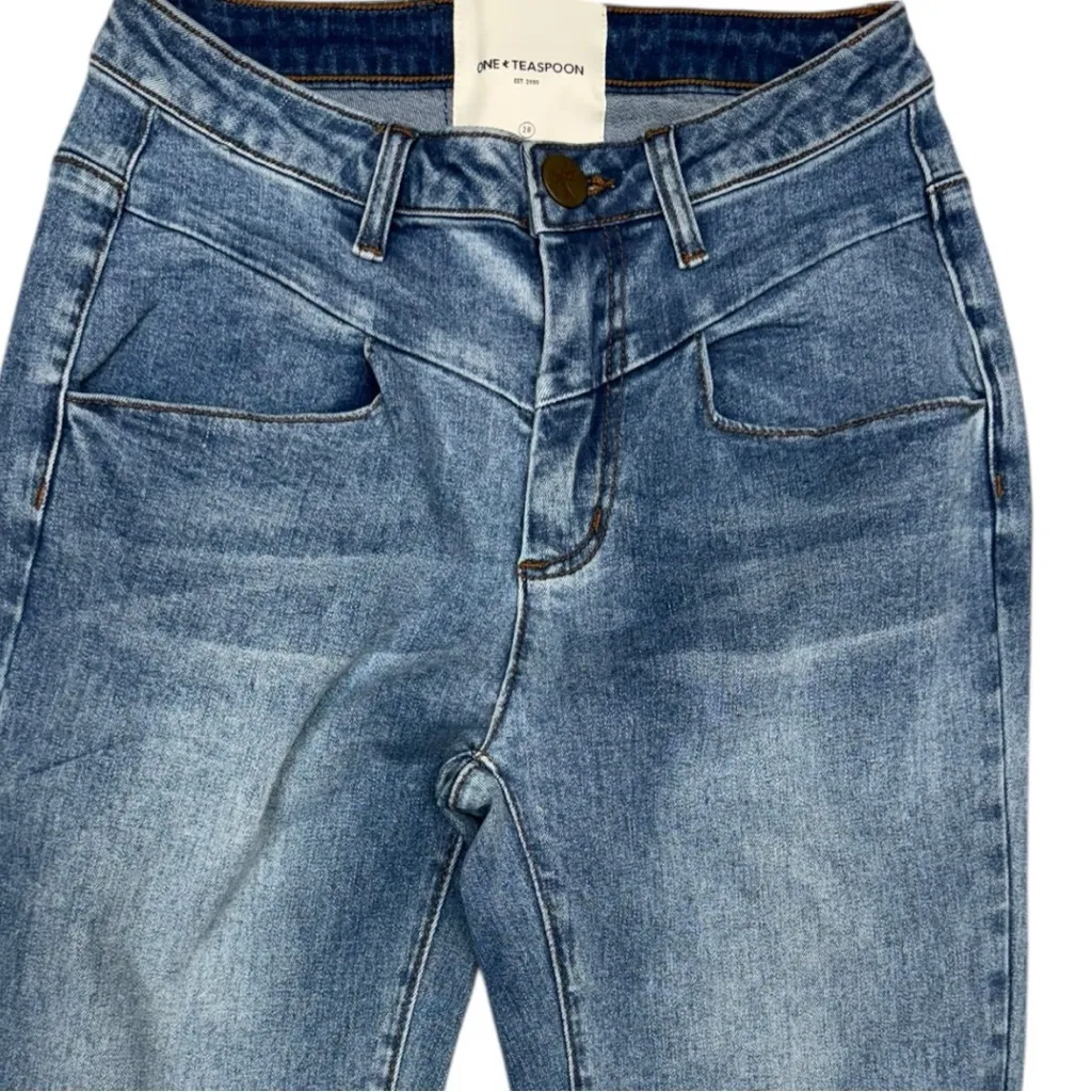 One Teaspoon Preachers High Rise Skinny Jeans, Size 28, NWOT - Image 6