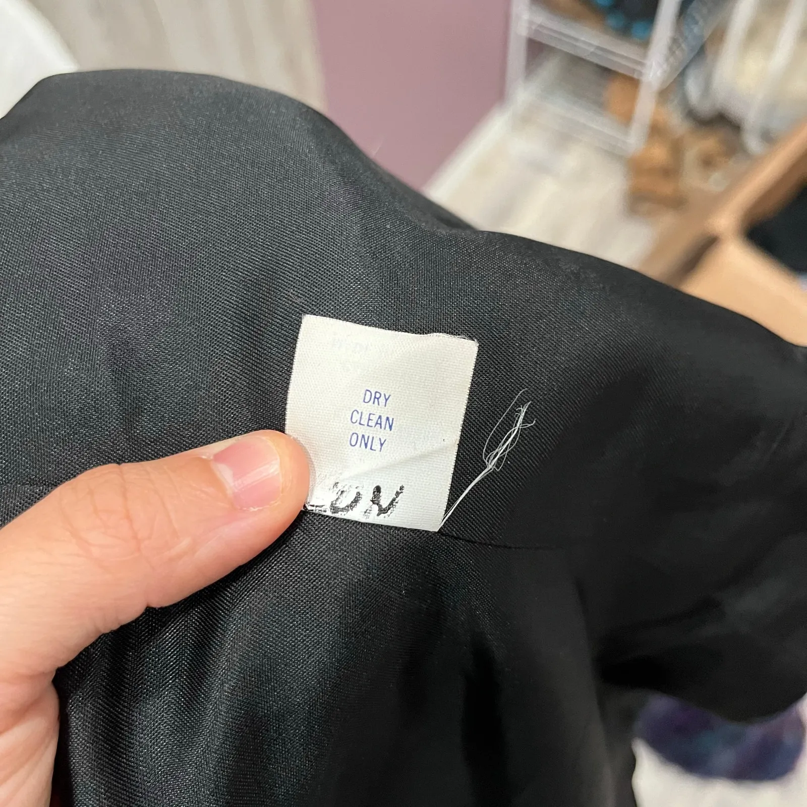 Vintage Lombardi Open Front Colorful Fuzzy Plaid Blazer Jacket Womens Medium 80s Blue - Image 8