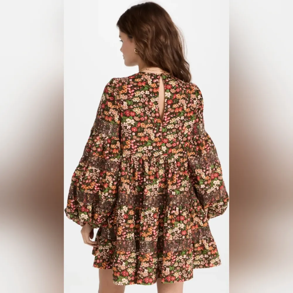 byTiMo Floral Baby Cord Shift Dress Size M - Image 3