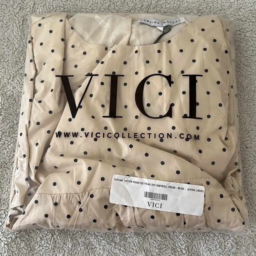 VICI | Cupcake Cotton Polka Dot Babydoll Dress - Image 7