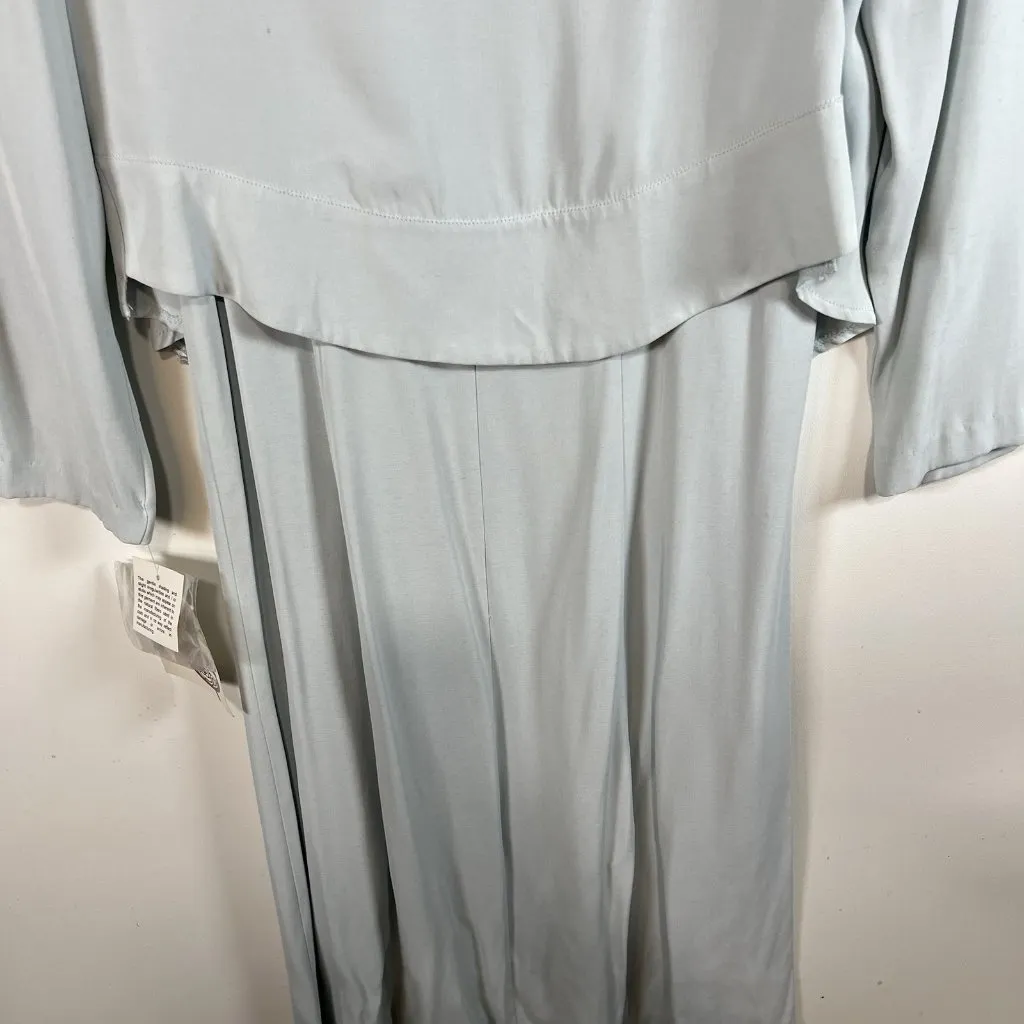 Vintage 90s Wild Rose Blue Lace‎ Button Tea Cottage Core Prairie Dress 10 NWT - Image 12