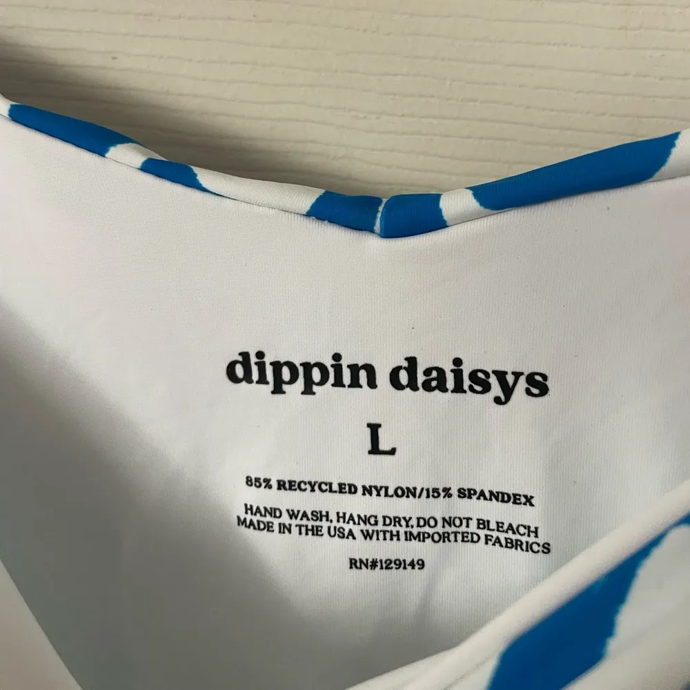 Frankies bikini blue / white booty scrunch bikini bottoms - Image 3