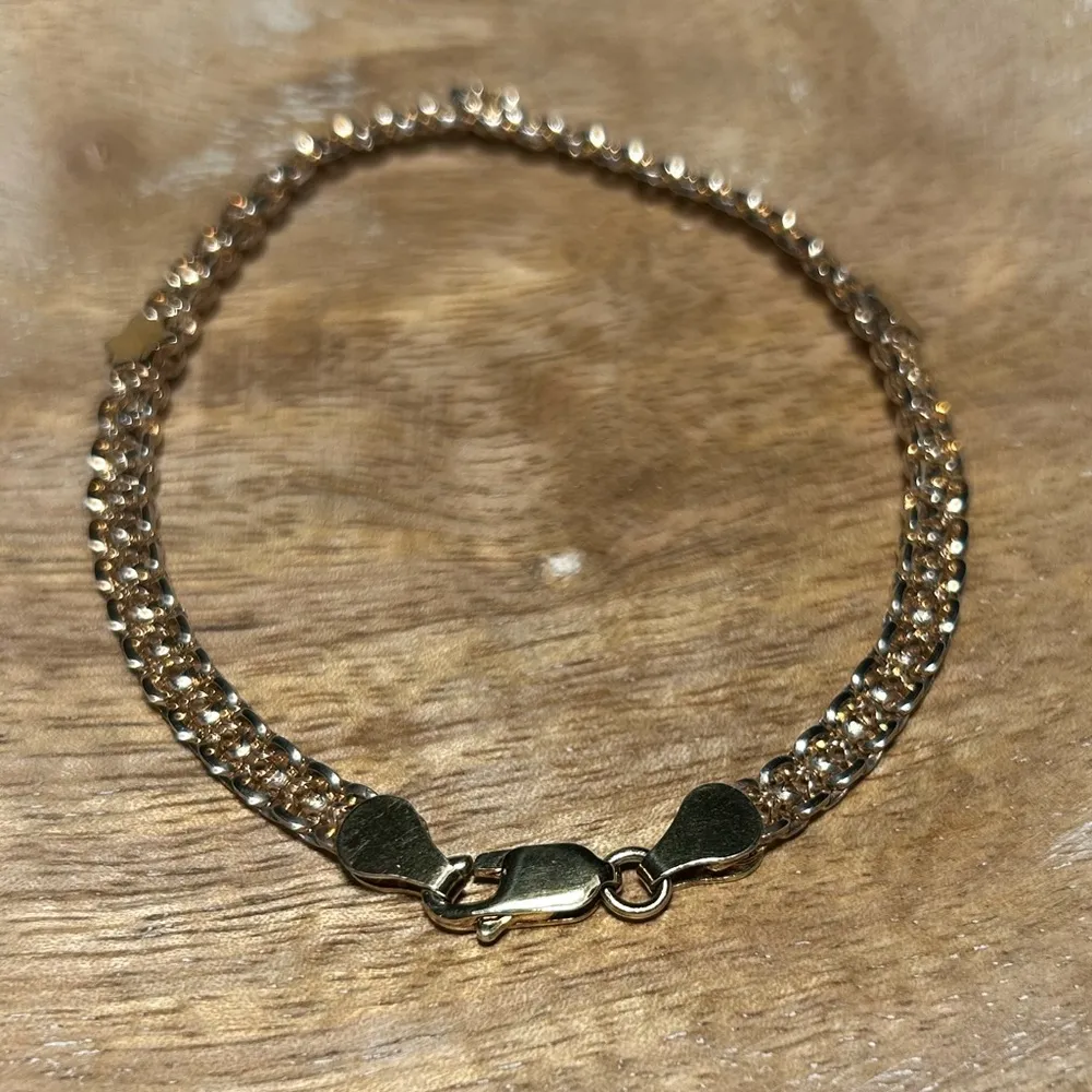 Italy Gold Vermeil Over 925 Sterling Silver Star Bracelet - Image 6