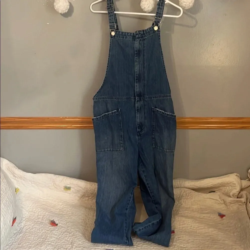 Madewell denim overalls medium - Image 2