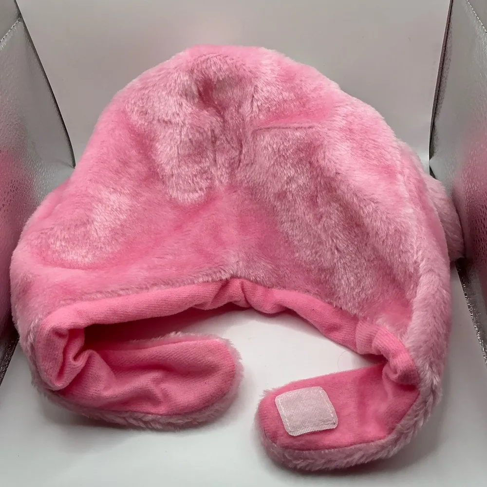 Vintage Rare HTF Pink Vintage Sanrio X My Melody Adult One Size Warm Plush Hat - Image 2