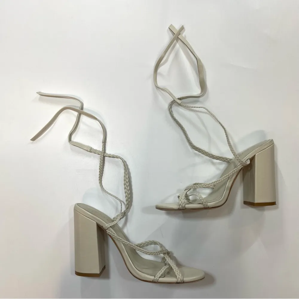 Raye Melissa Heel in Bone summer sandals size 8 - Image 2