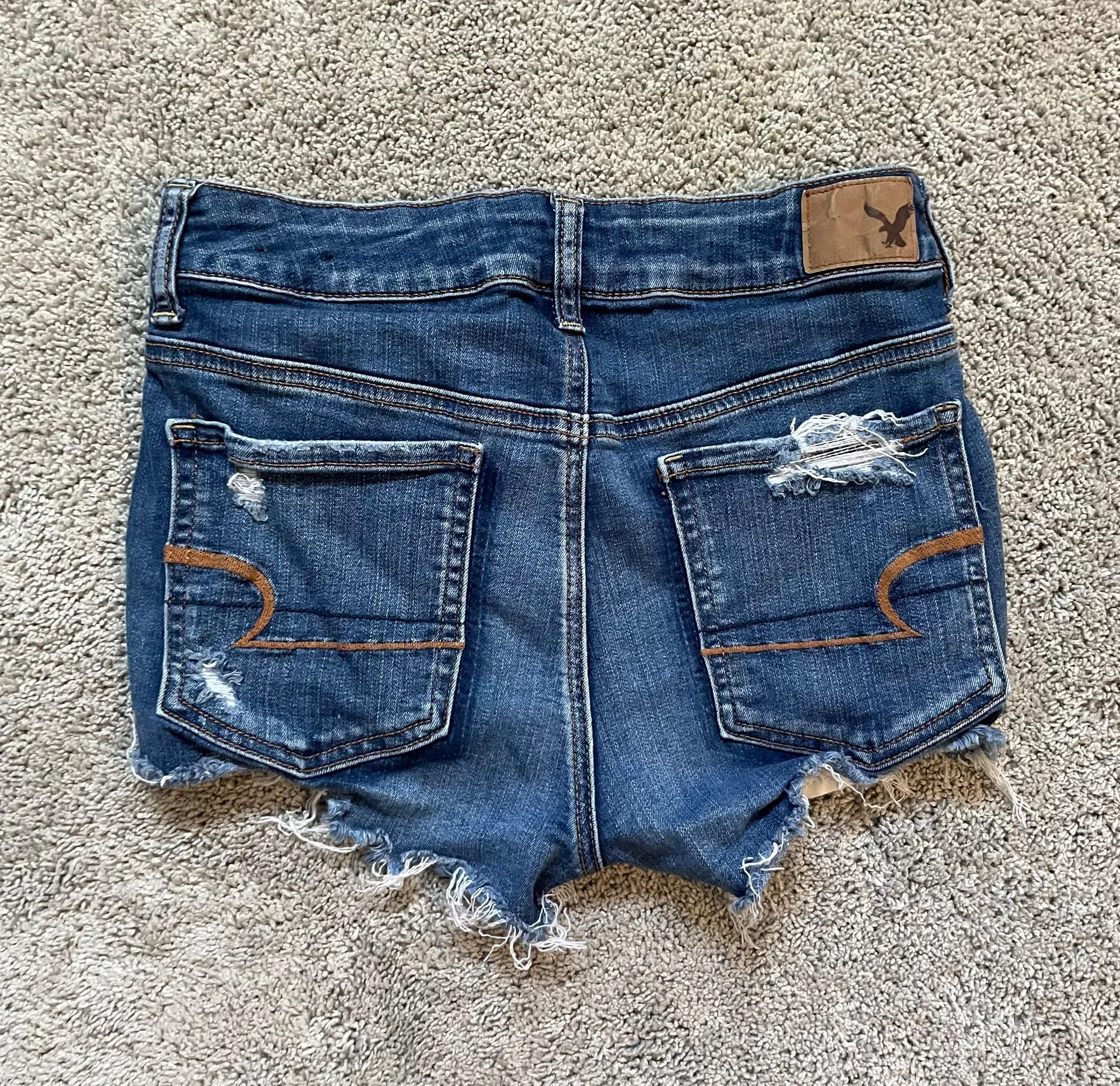 American Eagle Denim Shorts Ripped 6 - Image 2