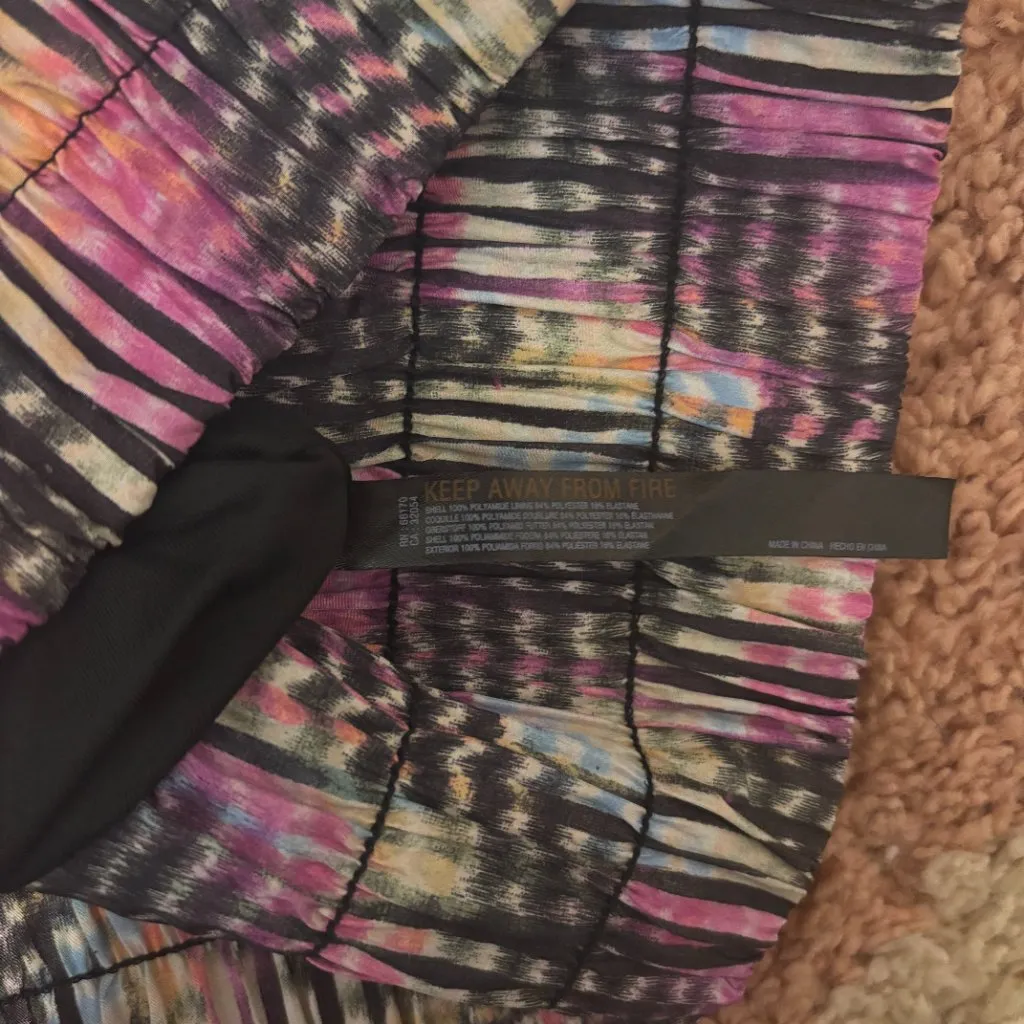 Free People Movement The Way Home Printed Shell Running Shorts Womens Size M Blue Size M - Image 7