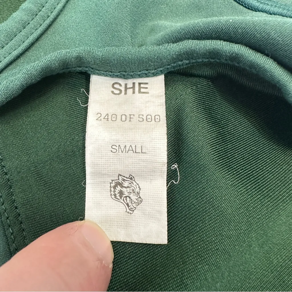 Darc Sport Wolves SHE Green Sports Bra Size Small 240 of 500 - Image 3