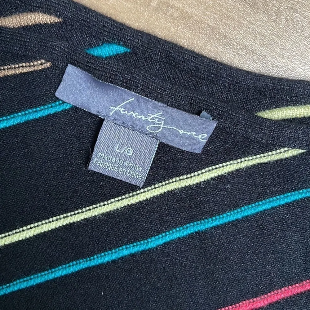 Twenty one sweater dress.  Size Large.  One shoulder. - Image 4