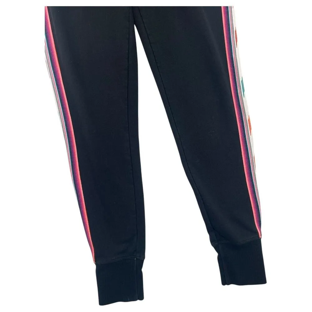 Lauren Ralph Lauren Joggers Womens Extra Small Black French Terry Logo LRL Size XS - Image 5