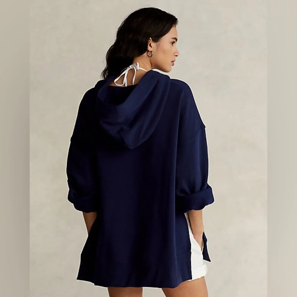 Ralph Lauren Women’s Lace-up Fleece Hoodie Size M/L - Image 7