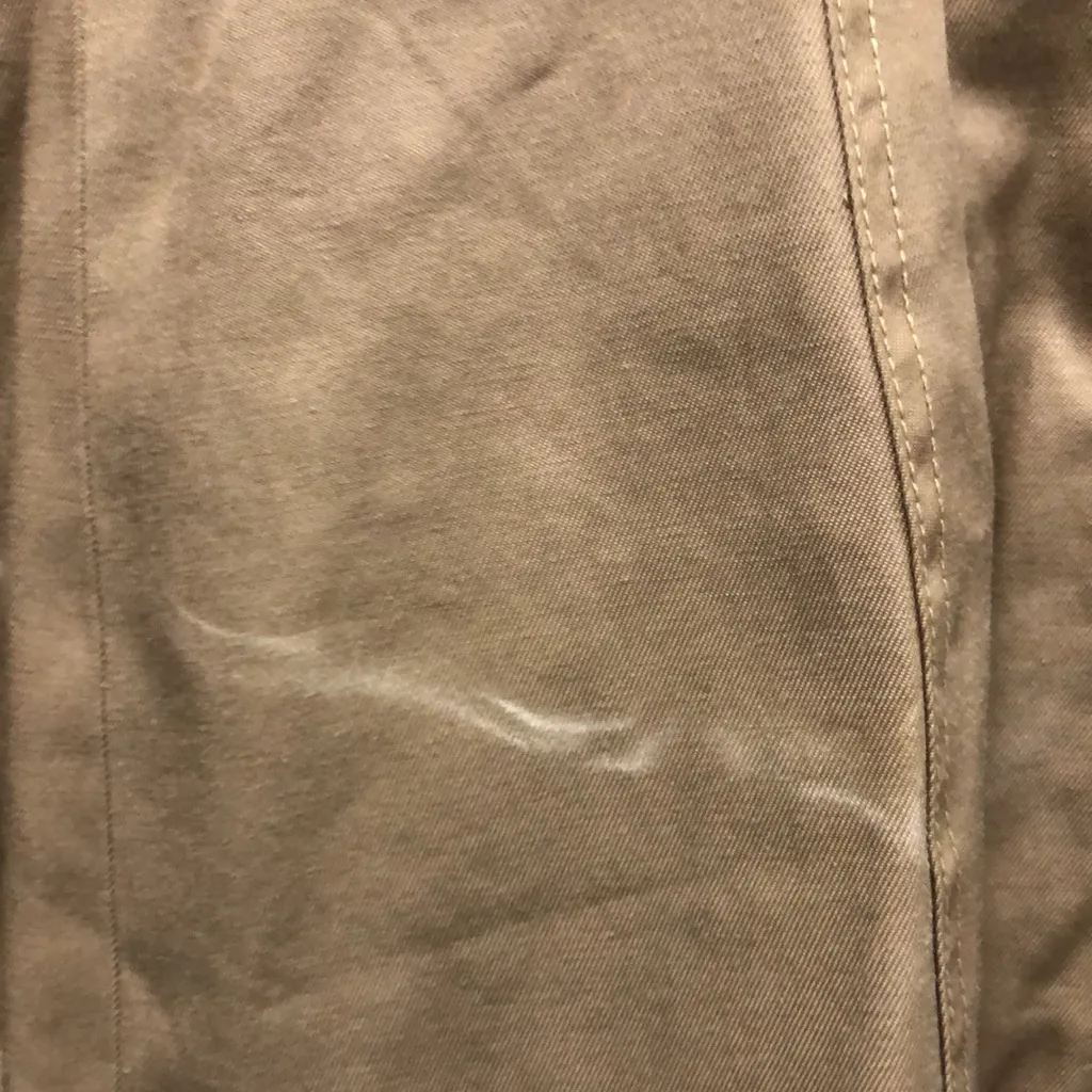 Vintage Outfitters tan taupe trench coat with stitching‎ size S - Image 5