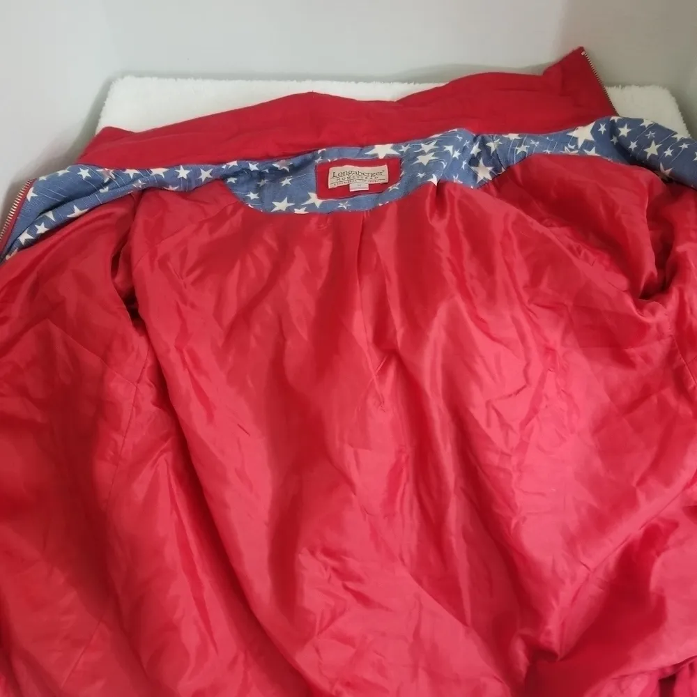 Longaberger Homestead Jacket Red Size M - Image 9
