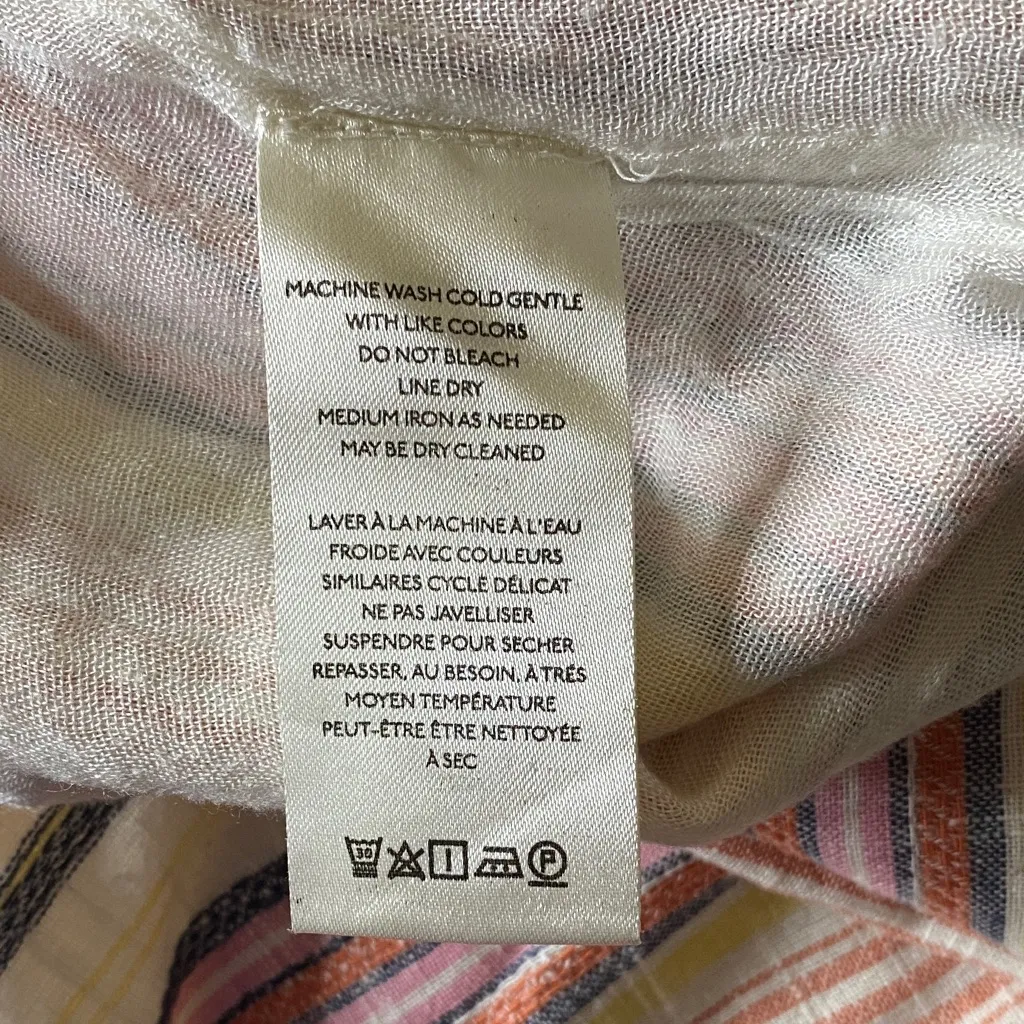 Free Peaople Striped Wrap Skirt - Image 4