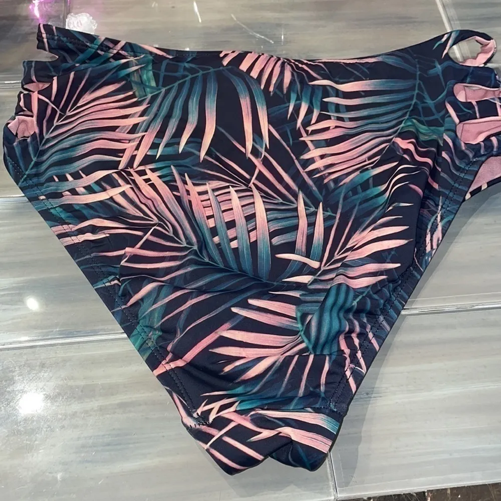 BAR III palm print highwaisted bikini bottoms - Image 2
