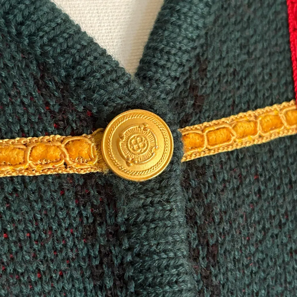 Women's Pendleton Cardigan Wool Acrylic Blend Sweater, Size M - Image 3