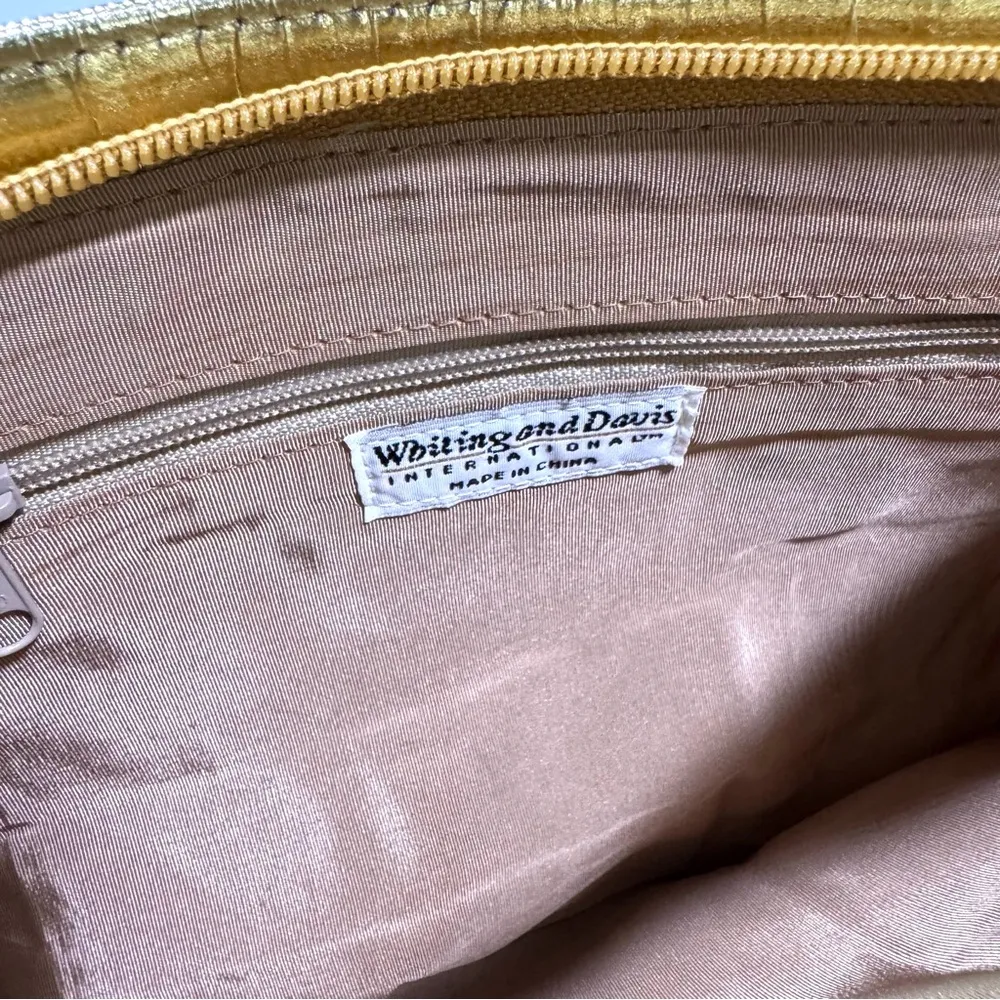 Whiting and Davis International Gold Metallic Mesh Crossbody Bag - Image 7