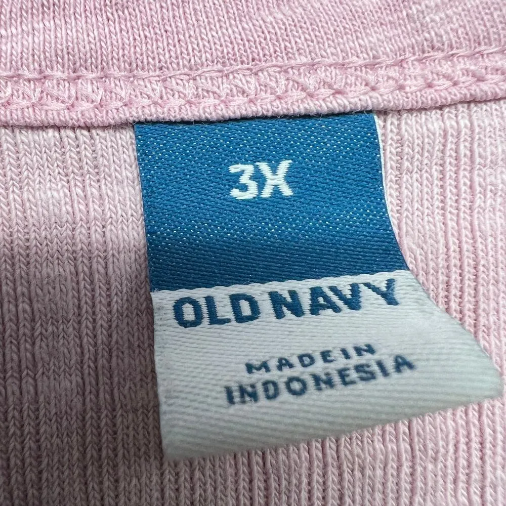 Old Navy Cardigan Womens 3X Cropped Cotton Stretch Academia Preppy Capsule Flaw - Image 2