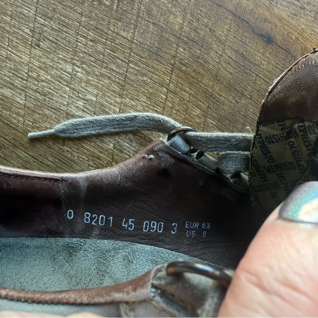 MEPHISTO RUNOFF Sz. 9 Comfort Shoes Lace - Image 9