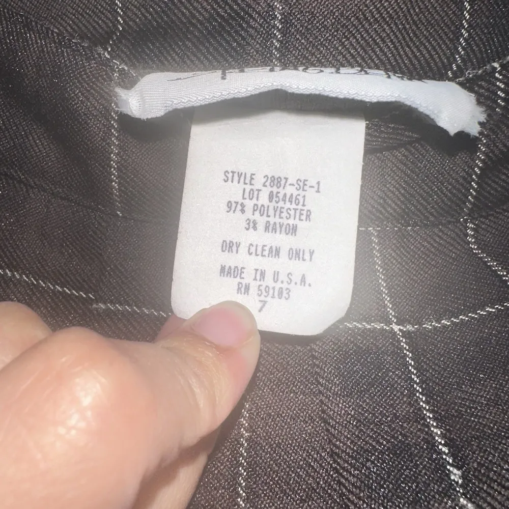 StringBean Womens VTG 90s Y2K Black Purple Plaid Goth Academia Skater Skirt Sz M Size M - Image 5