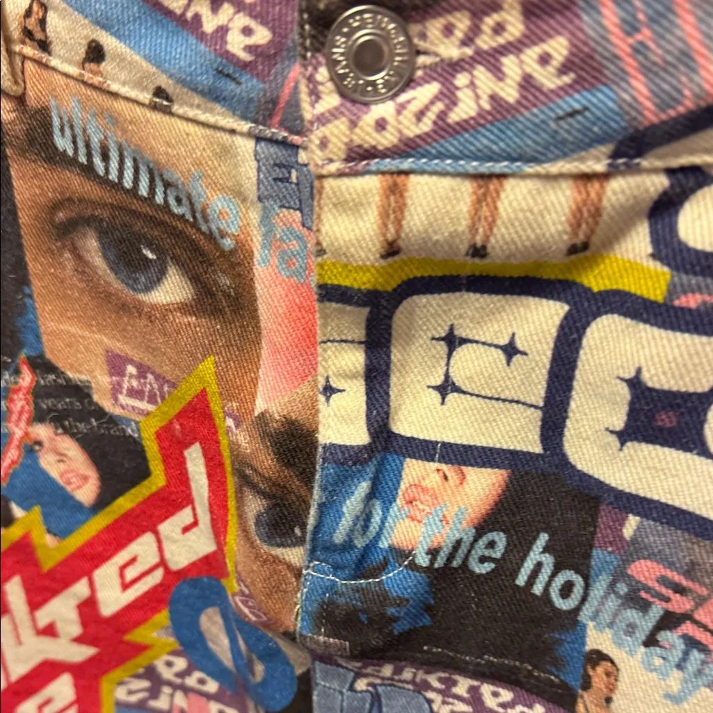 Edikted  Multicolor Graphic Mini Skirt - Image 6