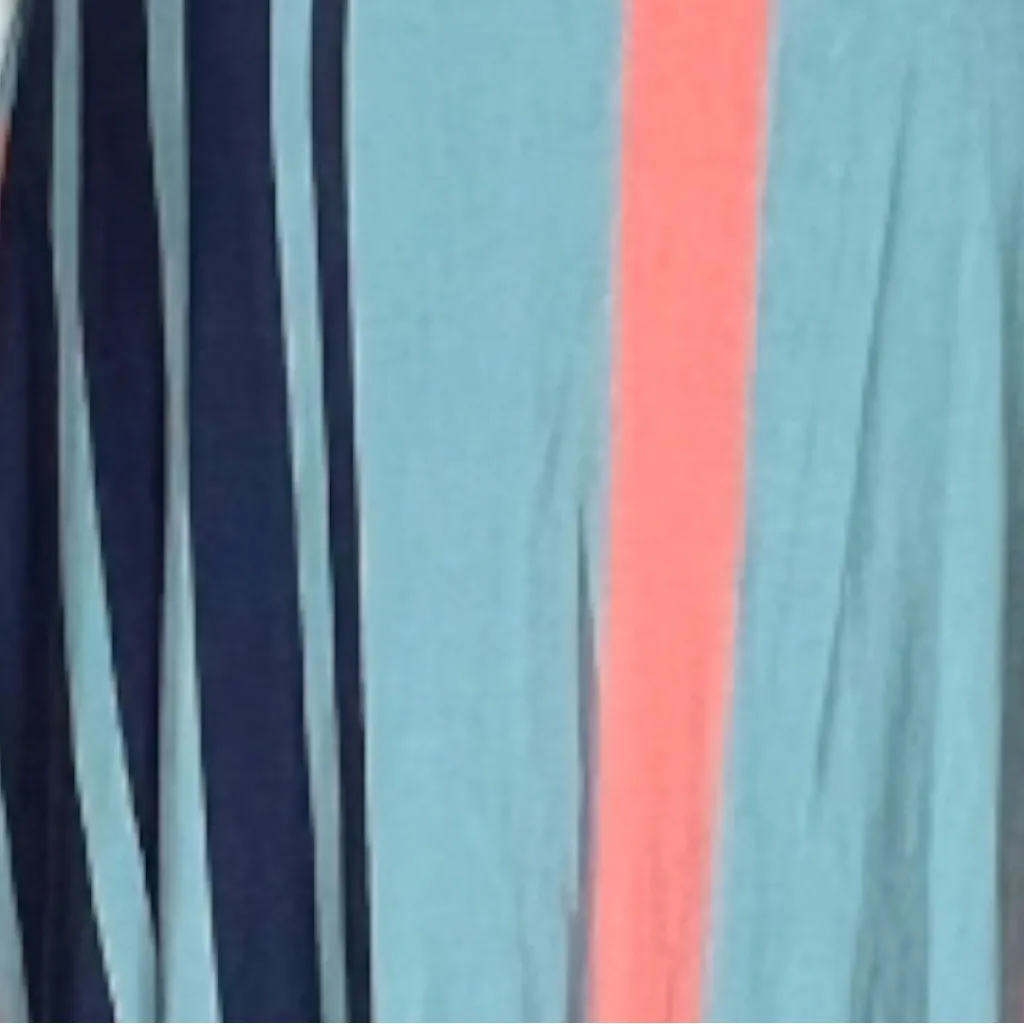 Soft Surroundings Women's Lina Dress Striped Jersey‎ Knit Maxi - Image 6