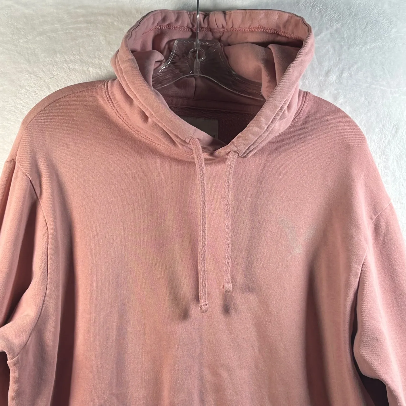 American Eagle Outfitters Super Soft Pink Hoodie Sweatshirt Women's Size Large - Image 2