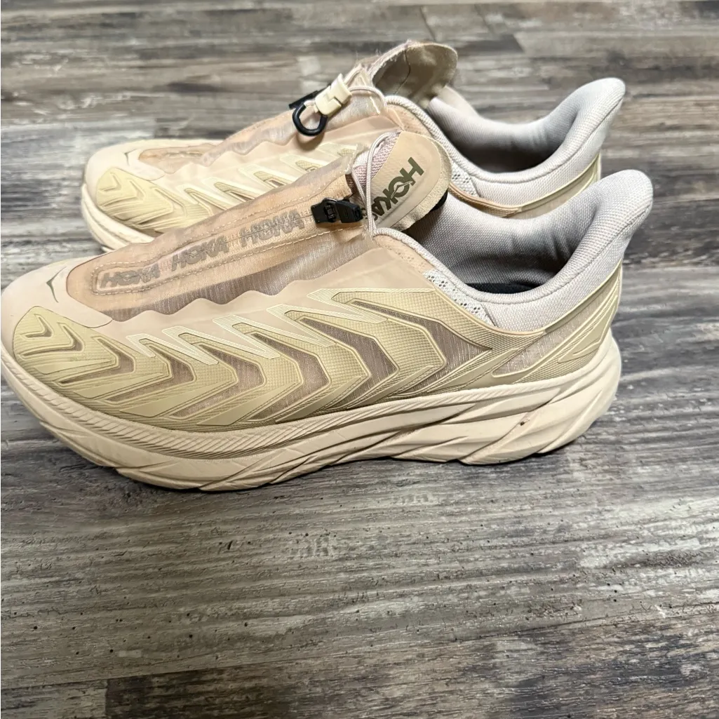 Hoka Cream Color Women Slip - Image 4